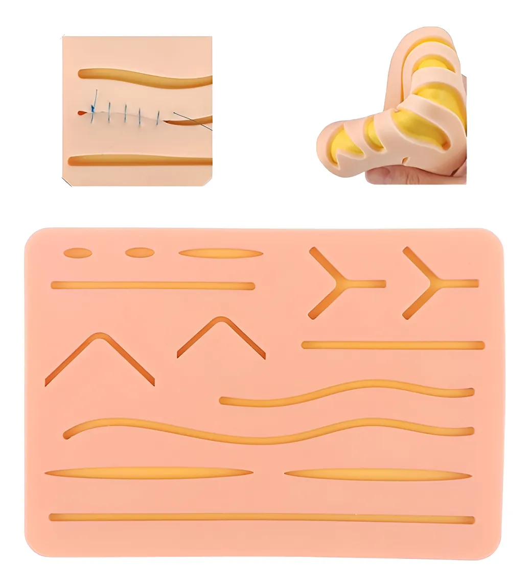 ALMOHADILLA PRÁCTICA MÉDICA DE SUTURA ESTUDIANTE DE MEDICINA - Imagen 2