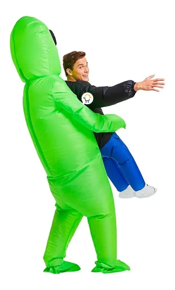 Disfraz Inflable Alíen Traje Extraterrestre Fiesta Disfraces - Imagen 2