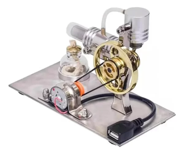 Motor Stirling De Aire Caliente Modelo Stream Power - Imagen 4