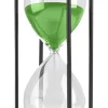 Reloj De Arena De Vidrio Con Marco De Madera, 60 Minutos.