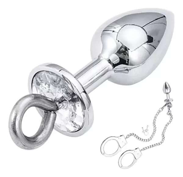 Esposas De Metal Con Plug Anal Sexy - Imagen 11
