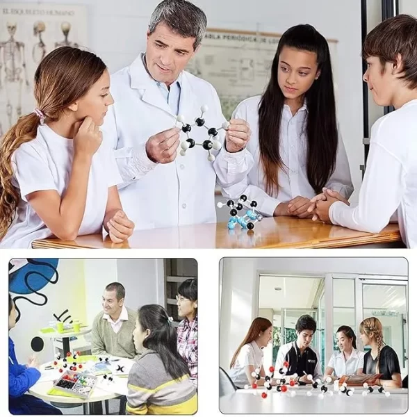 Kit De Estructura Inorgánica Orgánica Molecular De 240 Pieza - Imagen 2