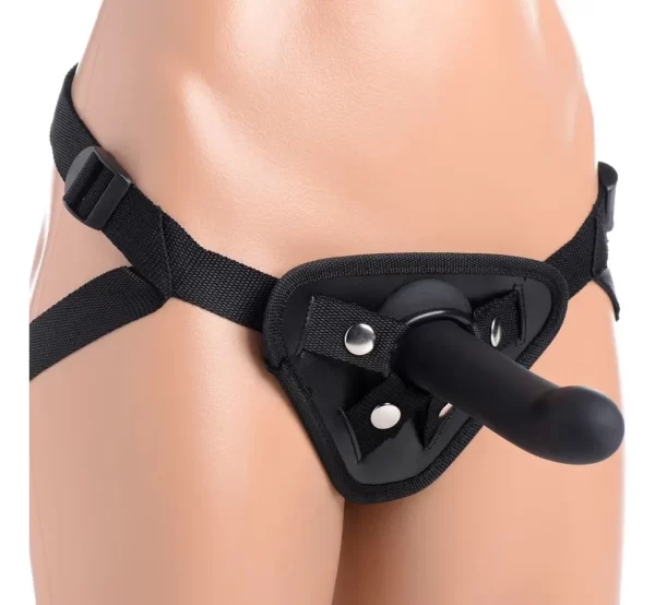 Dildo Curvo Strapon Yummi 13 Cm Negro 3 Cm Diámetro - Imagen 10