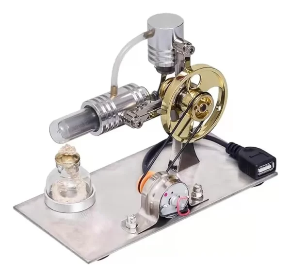 Motor Stirling De Aire Caliente Modelo Stream Power - Imagen 7