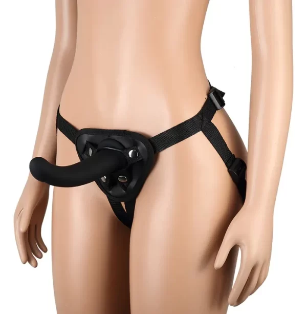 Dildo Curvo Strapon Yummi 13 Cm Negro 3 Cm Diámetro - Imagen 9