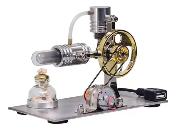 Motor Stirling De Aire Caliente Modelo Stream Power - Imagen 6