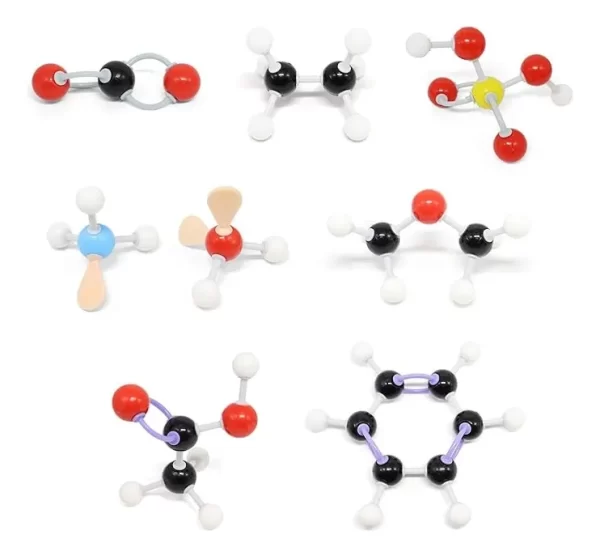 Kit De Estructura Inorgánica Orgánica Molecular De 240 Pieza - Imagen 5