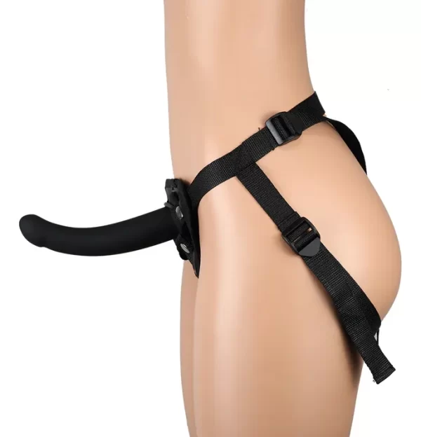 Dildo Curvo Strapon Yummi 13 Cm Negro 3 Cm Diámetro - Imagen 5