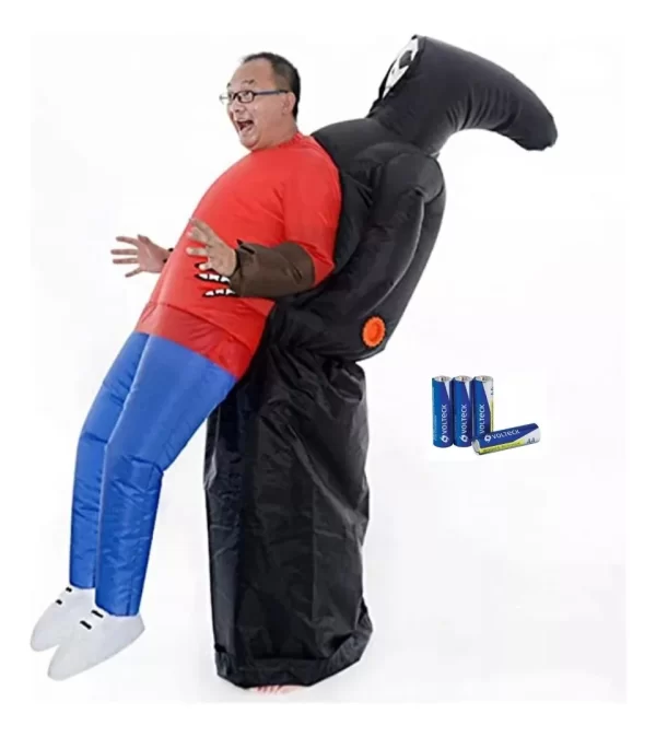 Disfraz Inflable Alíen Traje La Muerte Fiesta Disfraces - Imagen 3