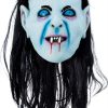 Máscara De Mujer Vieja De Halloween Realista Aterradora - Imagen 6