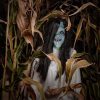 Máscara De Mujer Vieja De Halloween Realista Aterradora - Imagen 2