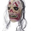 Máscara De Mujer Vieja De Halloween Realista Aterradora