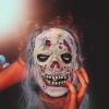 Máscara De Mujer Vieja De Halloween Realista Aterradora - Imagen 6