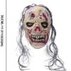 Máscara De Mujer Vieja De Halloween Realista Aterradora - Imagen 4