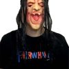 Máscara De Mujer Vieja De Halloween Realista Aterradora