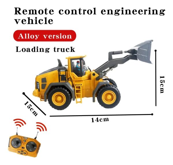 Excavadora Control Remoto 2.4 Ghz - Imagen 4
