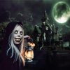 Máscara De Mujer Vieja De Halloween Realista Aterradora - Imagen 6