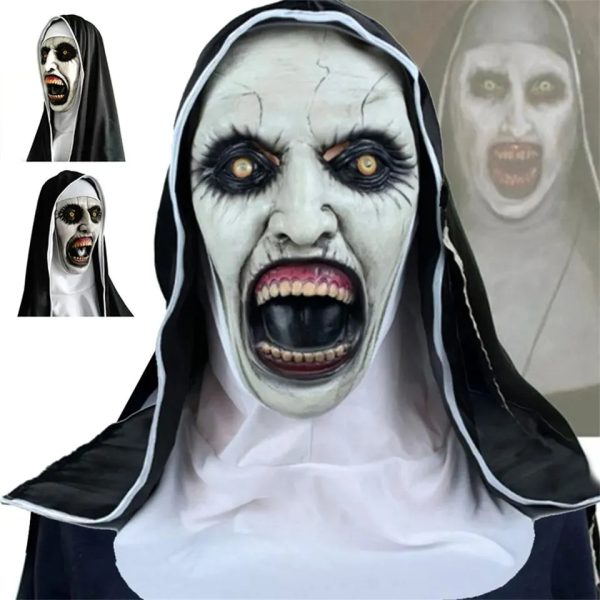Mascara Halloween La Monja