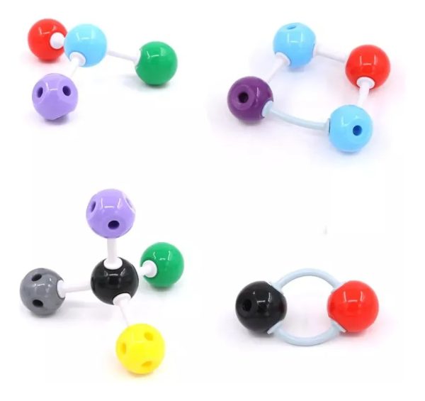Kit De Estructura Inorgánica Orgánica Molecular De 440 Pieza - Imagen 3