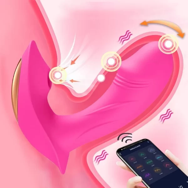 Consolador Vibrador Inalámbrico Punto G Con App - Imagen 6