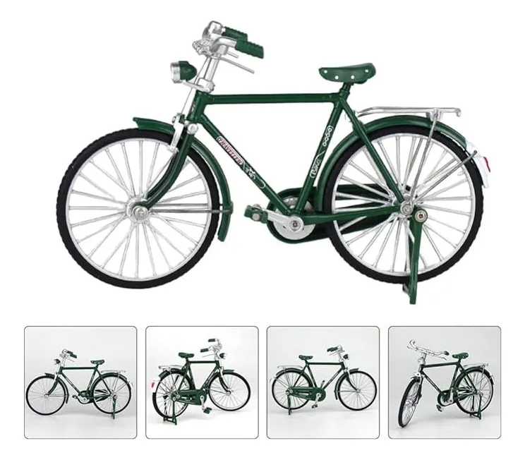 Bicicleta Modelo Vintage Bicicleta Ornamento Decoración - Imagen 2