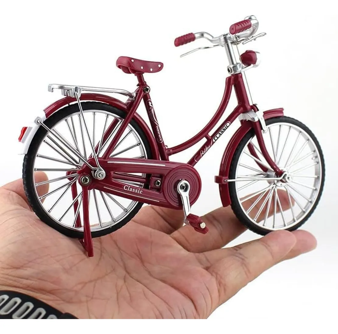 Bicicleta Modelo Vintage Bicicleta Ornamento Decoración - Imagen 9