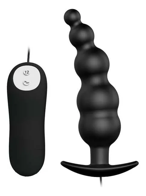 Plug Special Anal Stimulation Vibrador Pretty Love Color Negro - Imagen 4