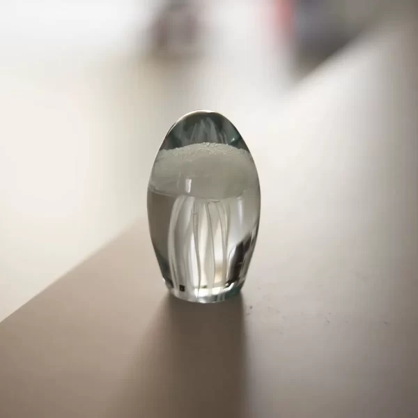 Estatuilla De Medusas, Artesanía De Cristal De Blanco - Imagen 2