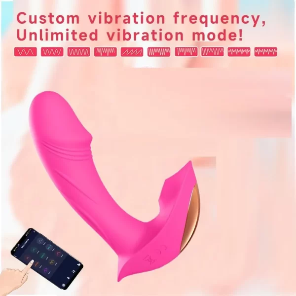 Consolador Vibrador Inalámbrico Punto G Con App - Imagen 8