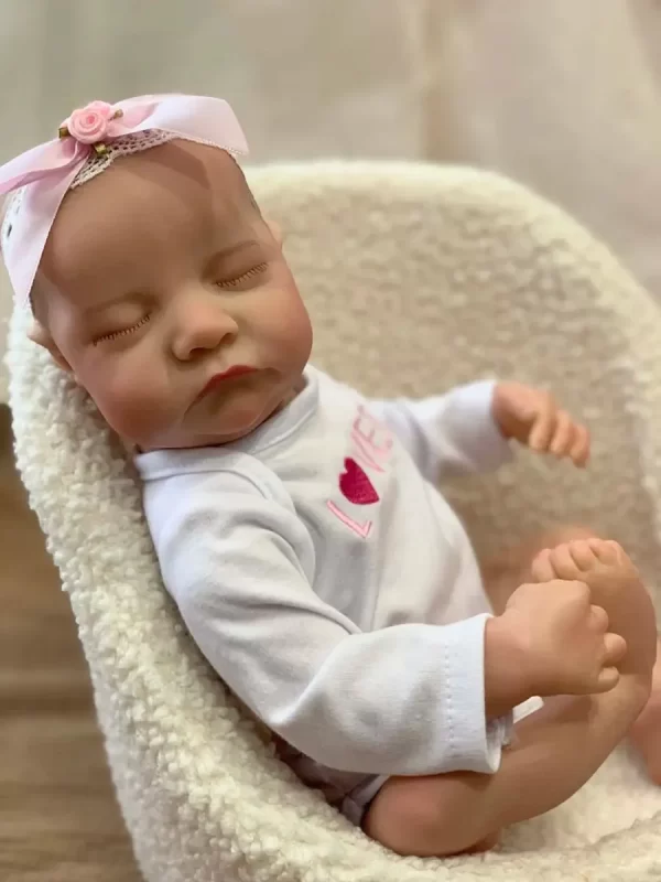 Bebé Reborn De Silicona Recién Nacida. - Imagen 5