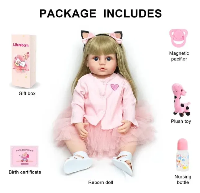 Muñeca Bebé Reborn Realista De Silicona. - Imagen 7