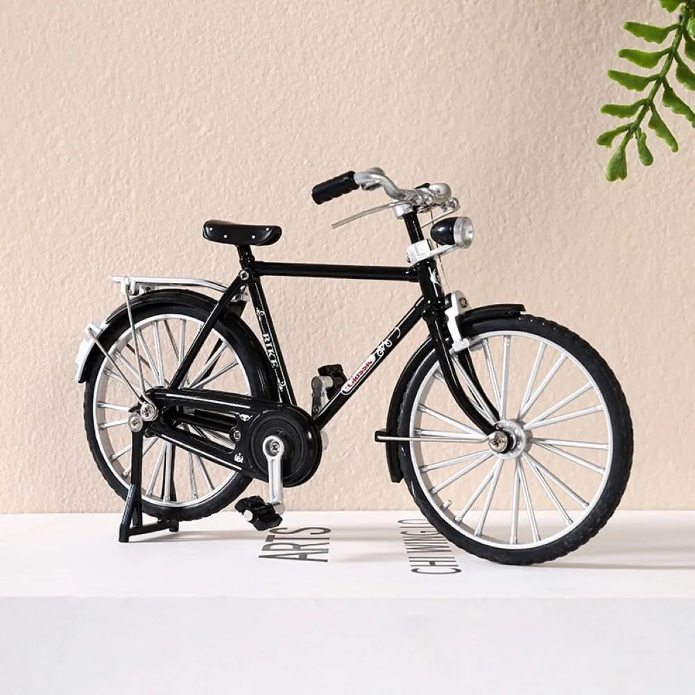 Bicicleta Modelo Vintage Bicicleta Ornamento Decoración - Imagen 8