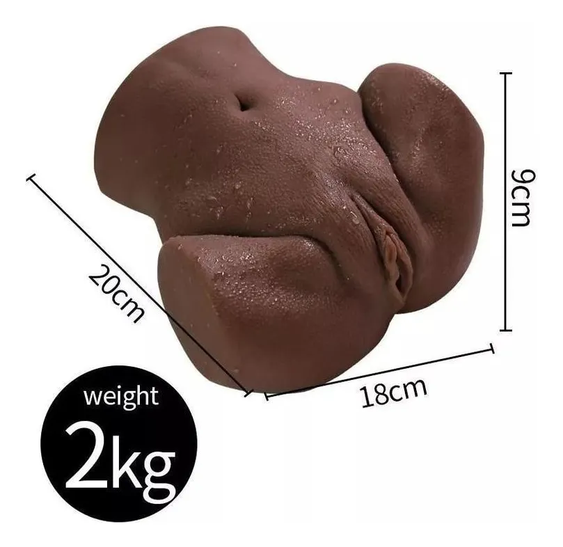 Masturbador Masculino 3d Marrón 2 Kg - Imagen 3