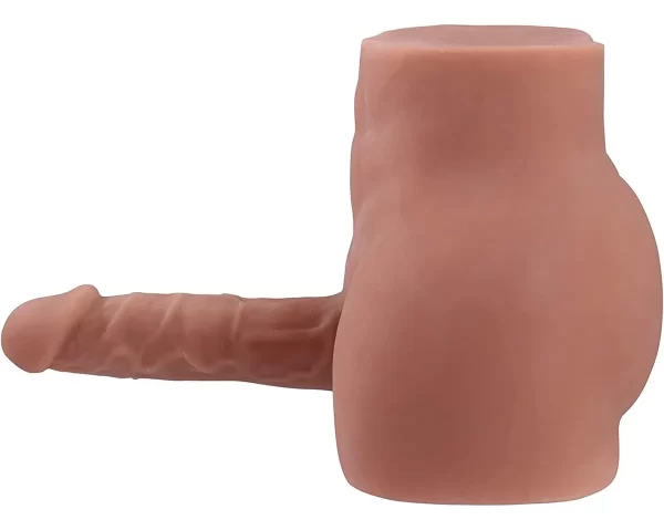 Masturbador Torso Masculino Sexual Con Ano Y Dildo Silicona - Imagen 5