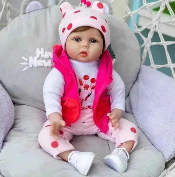 Muñeca Bebé Reborn Realista De Silicona.