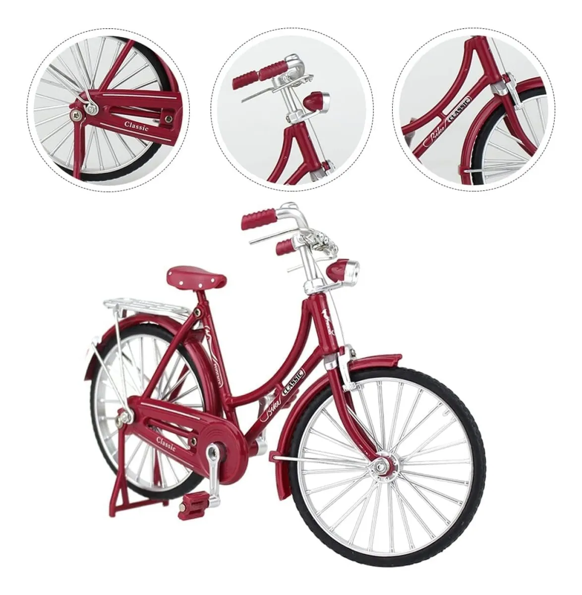 Bicicleta Modelo Vintage Bicicleta Ornamento Decoración - Imagen 3