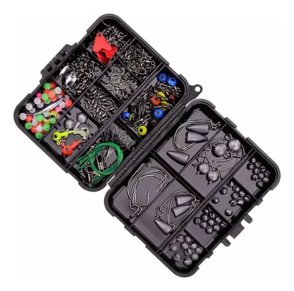 Kit De Accesorios De Anzuelos Pesca Señuelo Caja 257 Piezas - Imagen 3