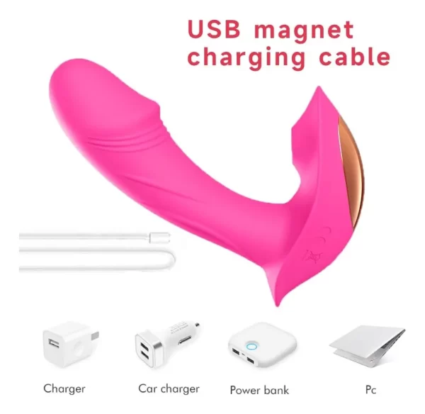 Consolador Vibrador Inalámbrico Punto G Con App - Imagen 4