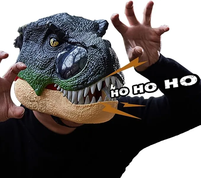Mascara Cabeza De Dinosaurio Con Sonidos - Imagen 6
