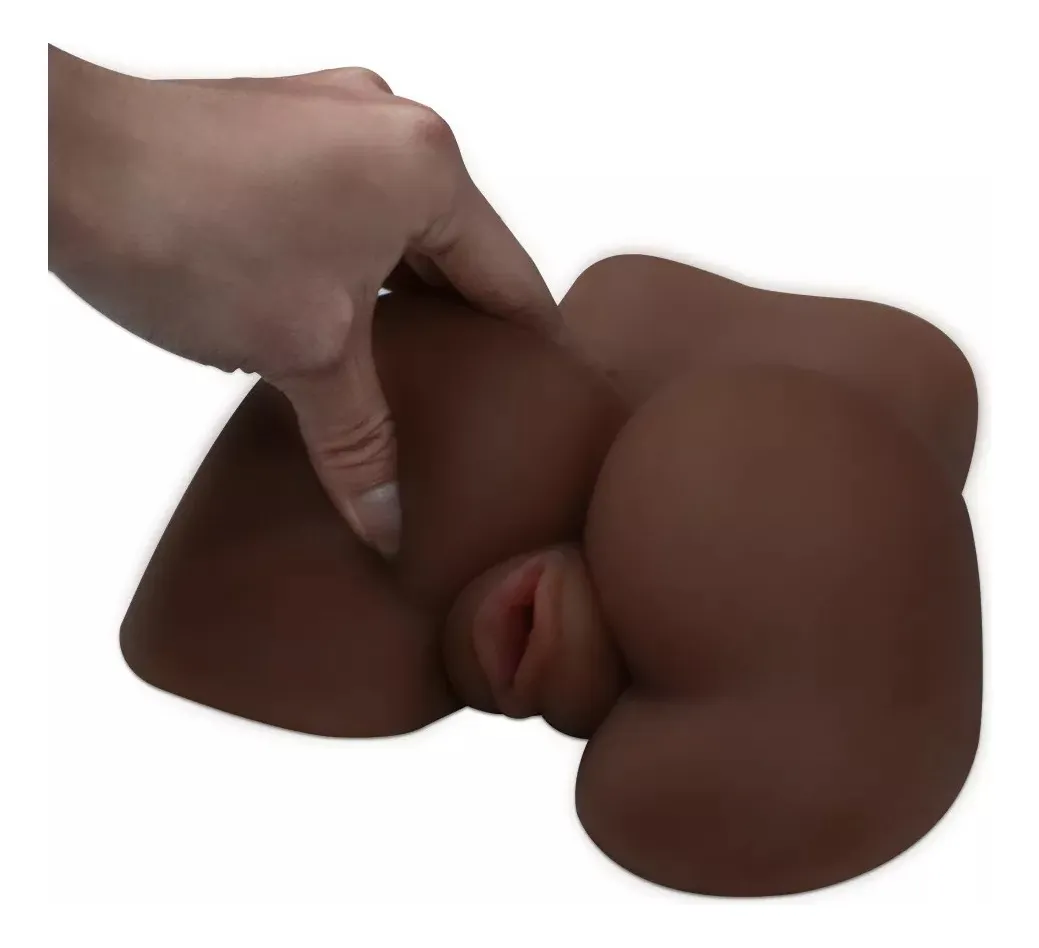 Masturbador Realista 3d, Vagina Y Ano Mulata