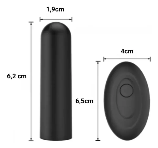 Bala Vibradora Control Remoto Juguete Sexual - Imagen 4