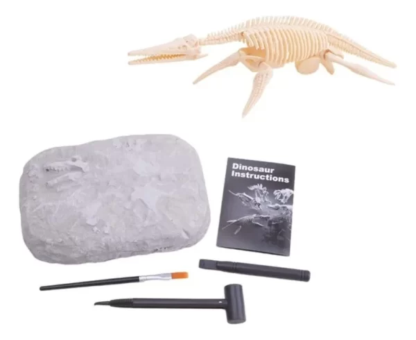 Jurásico Animal Dinosaurio Esqueleto Fósil Set De 5 Pcs - Imagen 8