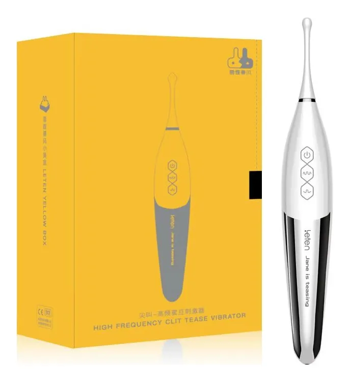 Leten-vibrador De Vibración De Alta Frecuencia Para Mujeres Color Blanco