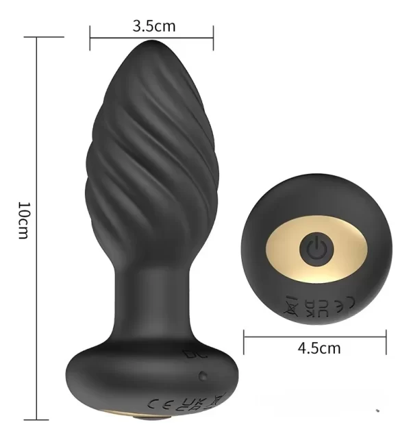 Vibrador Plug Anal Inalámbrico Punto G Con App - Imagen 7