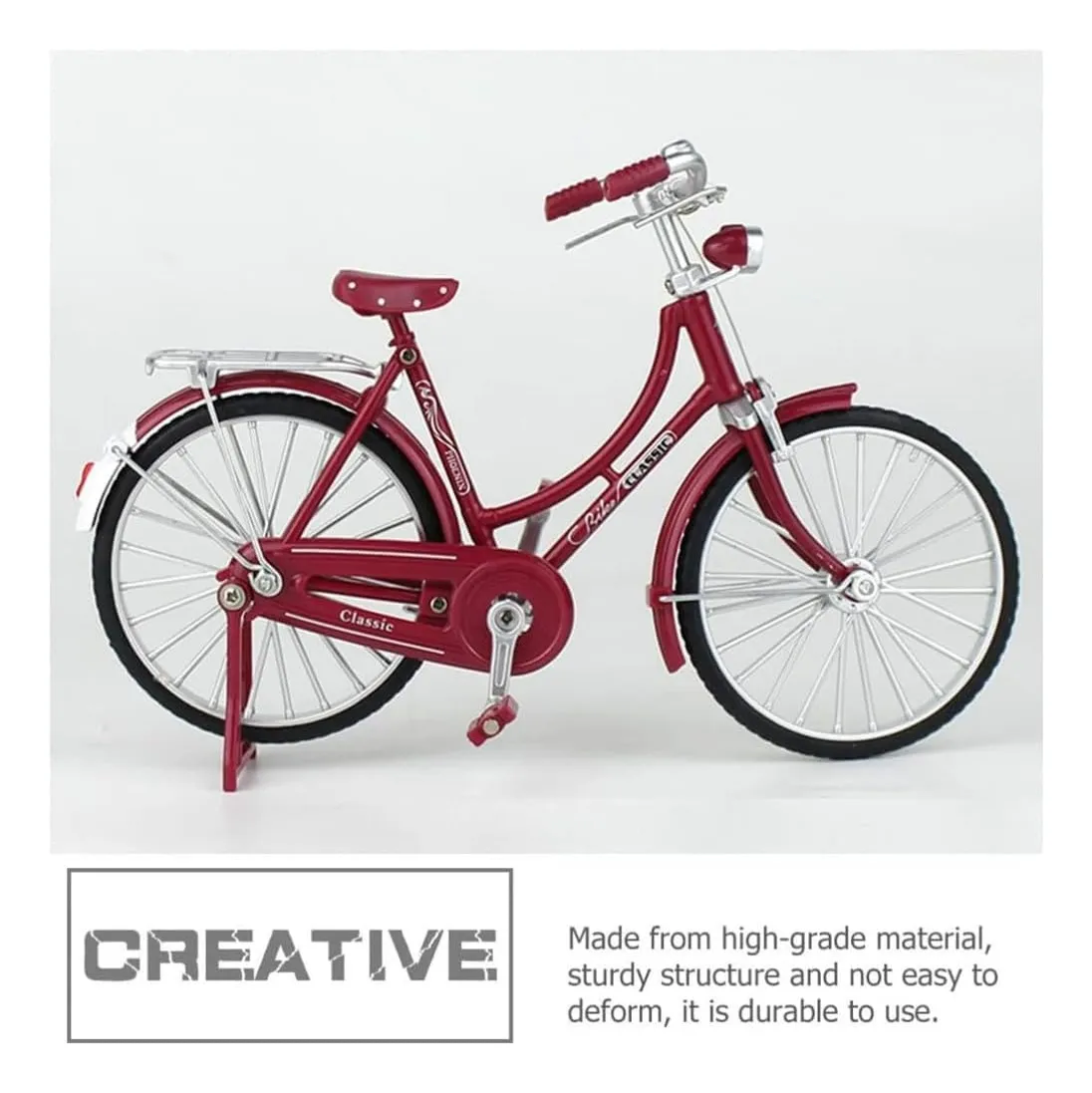 Bicicleta Modelo Vintage Bicicleta Ornamento Decoración - Imagen 5