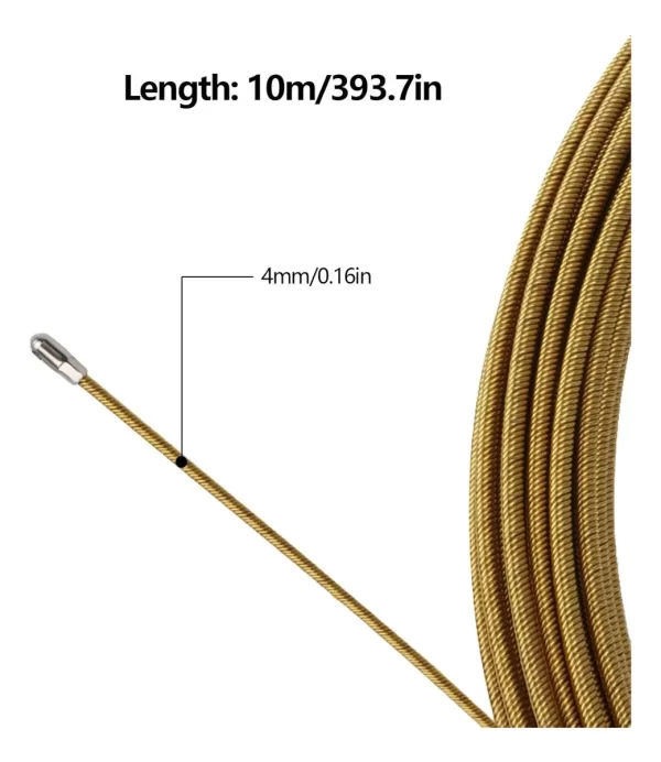 Laucha Pasacables De 15m En 4mm Atrapa Cables - Imagen 2
