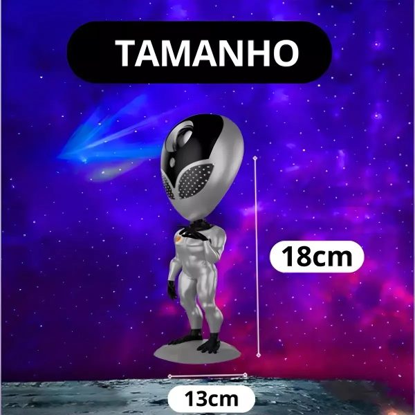 Alíen Proyector Lámpara Luz Nocturna. - Imagen 2