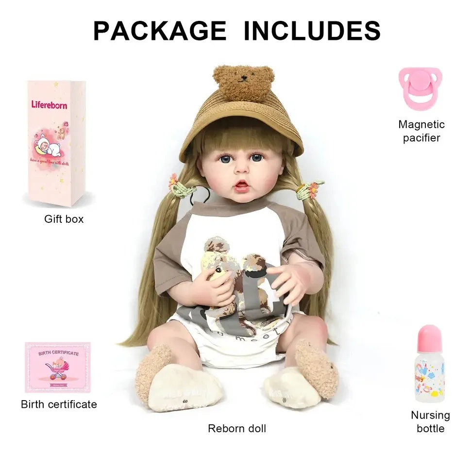 Muñeca Bebé Reborn Realista De Silicona. - Imagen 3