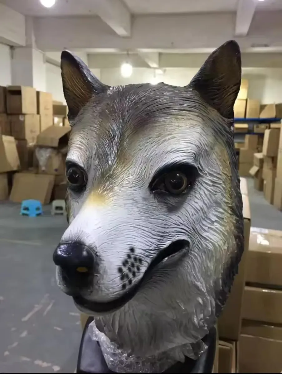 Mascara Halloween Lobo - Imagen 4