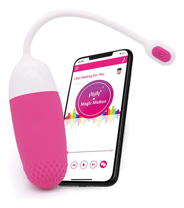 Huevo Vibrador App Móvil Larga Distancia Punto G - Magic Color Rosa